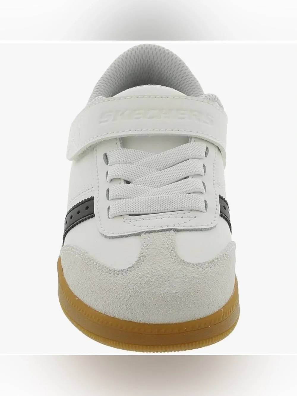 Skechers Zinger Street White Black Sneakers Kids Size 12 - EUC